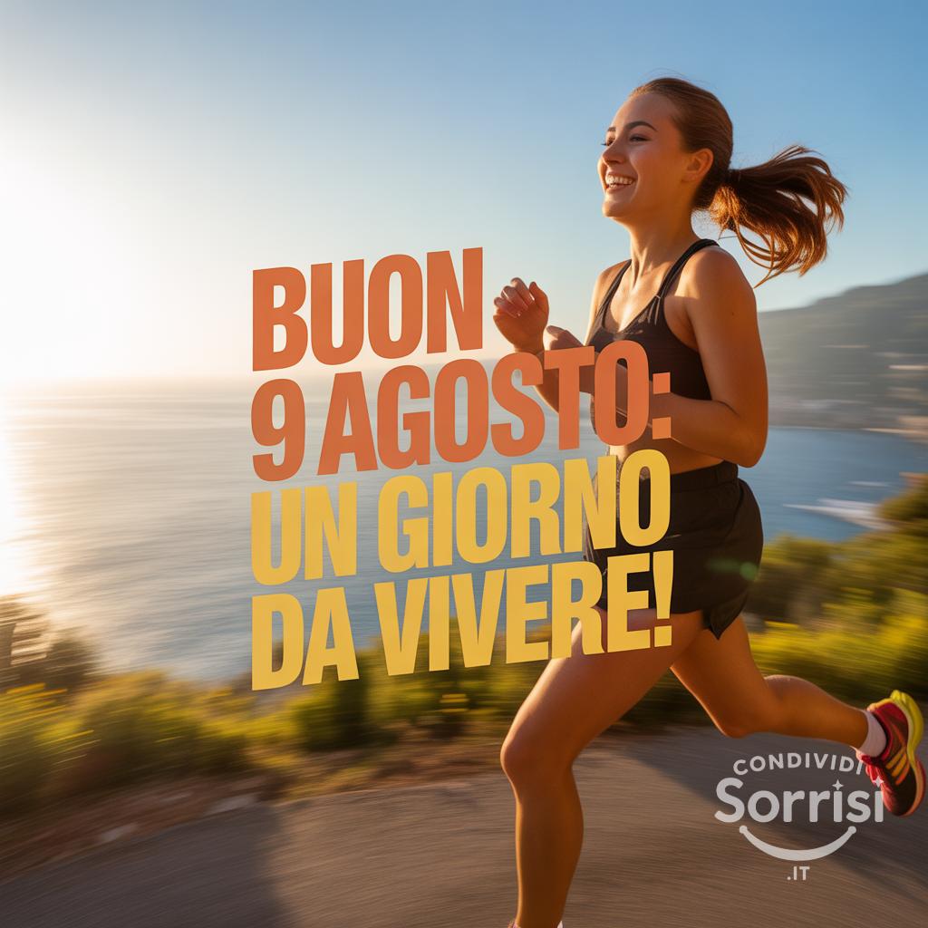 Buon  9 agosto: un giorno da vivere!