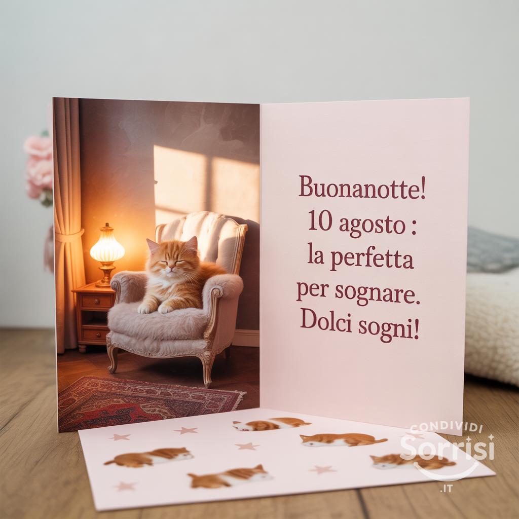 Buonanotte! 10 agosto : la  perfetta per sognare. Dolci sogni!