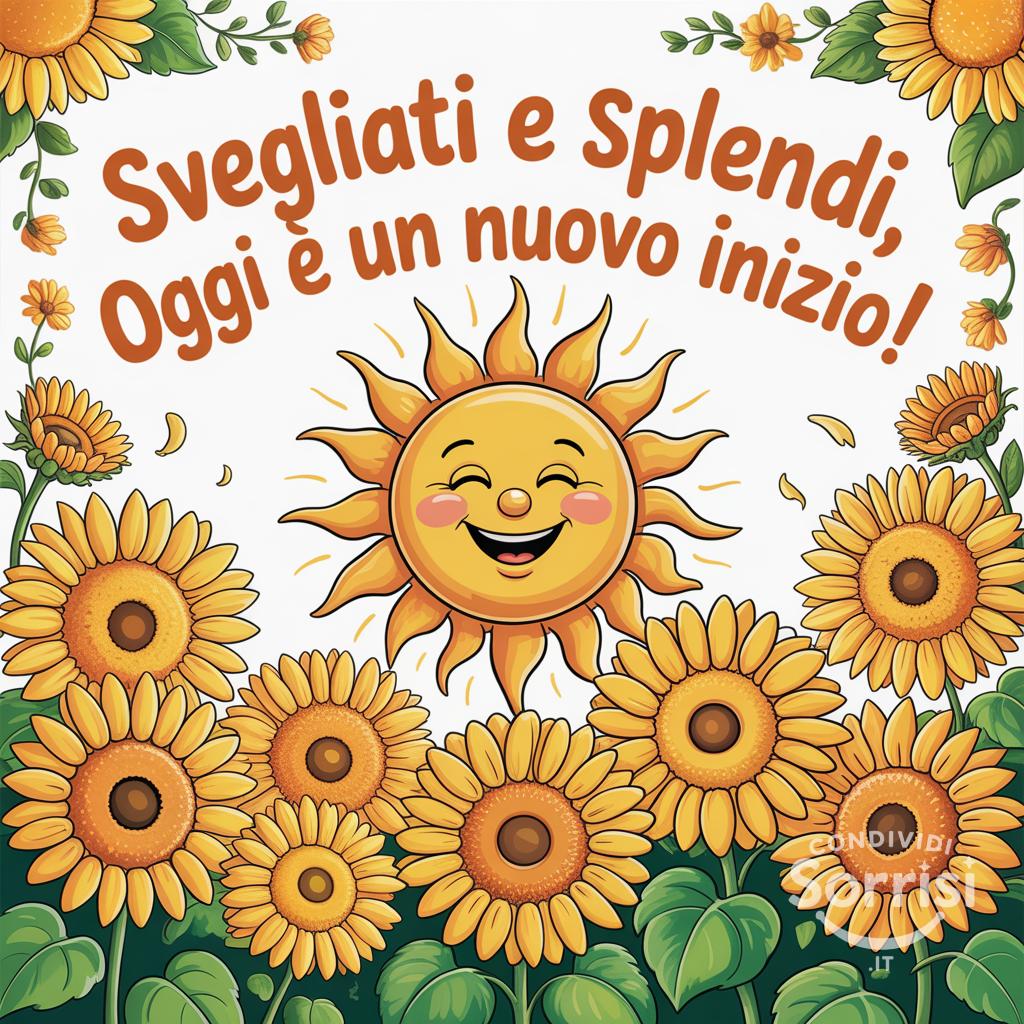 Svegliati e splendi, oggi è un nuovo inizio!