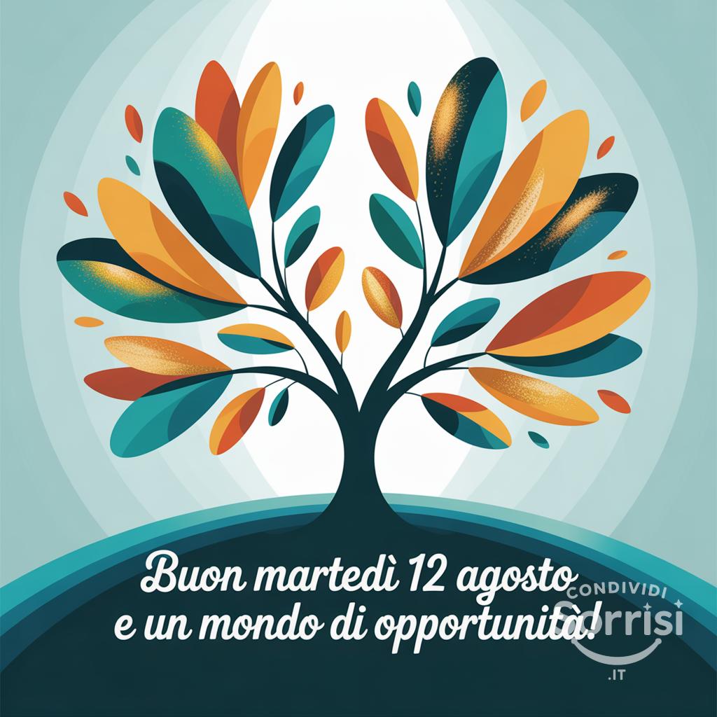 Buon martedì 12 agosto e un mondo di opportunità!