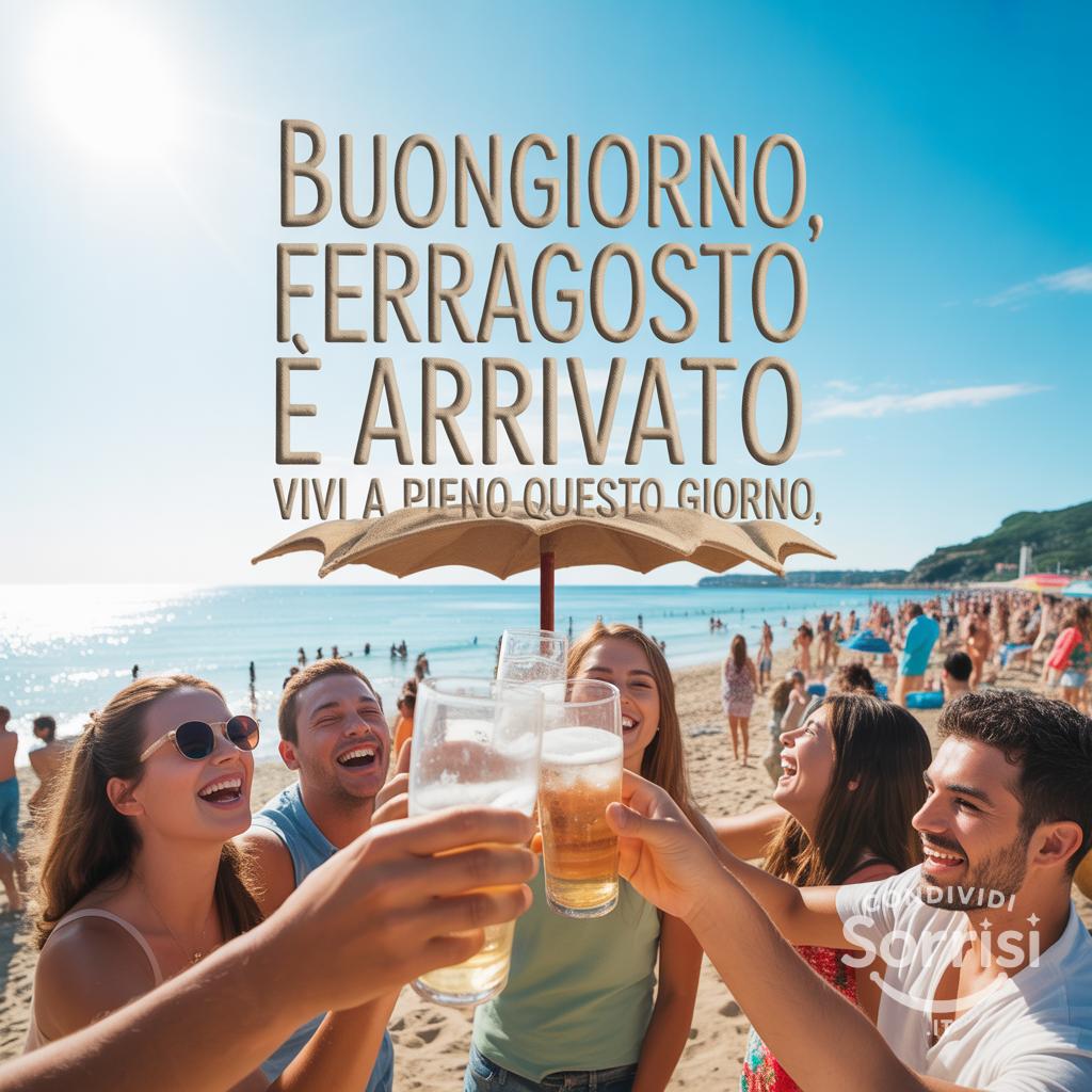 Buongiorno, ferragosto è arrivato, vivi a pieno questo giorno