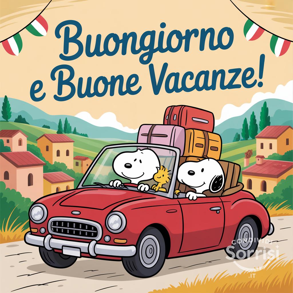 Buongiorno e buone vacanze!