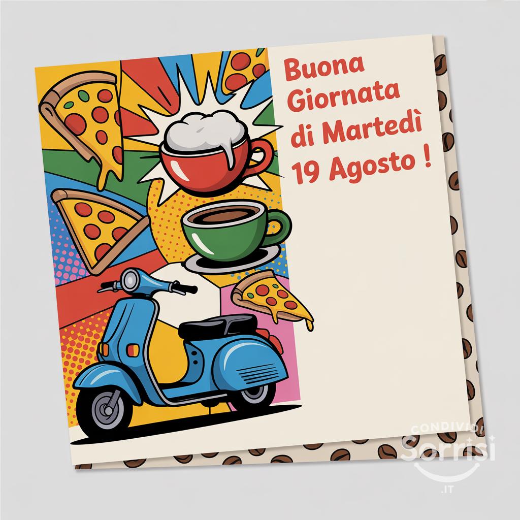 Buona giornata di martedì 19 agosto !