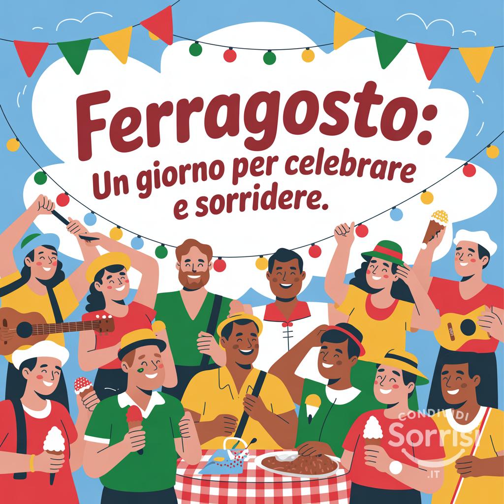 Ferragosto: un giorno per celebrare e sorridere.