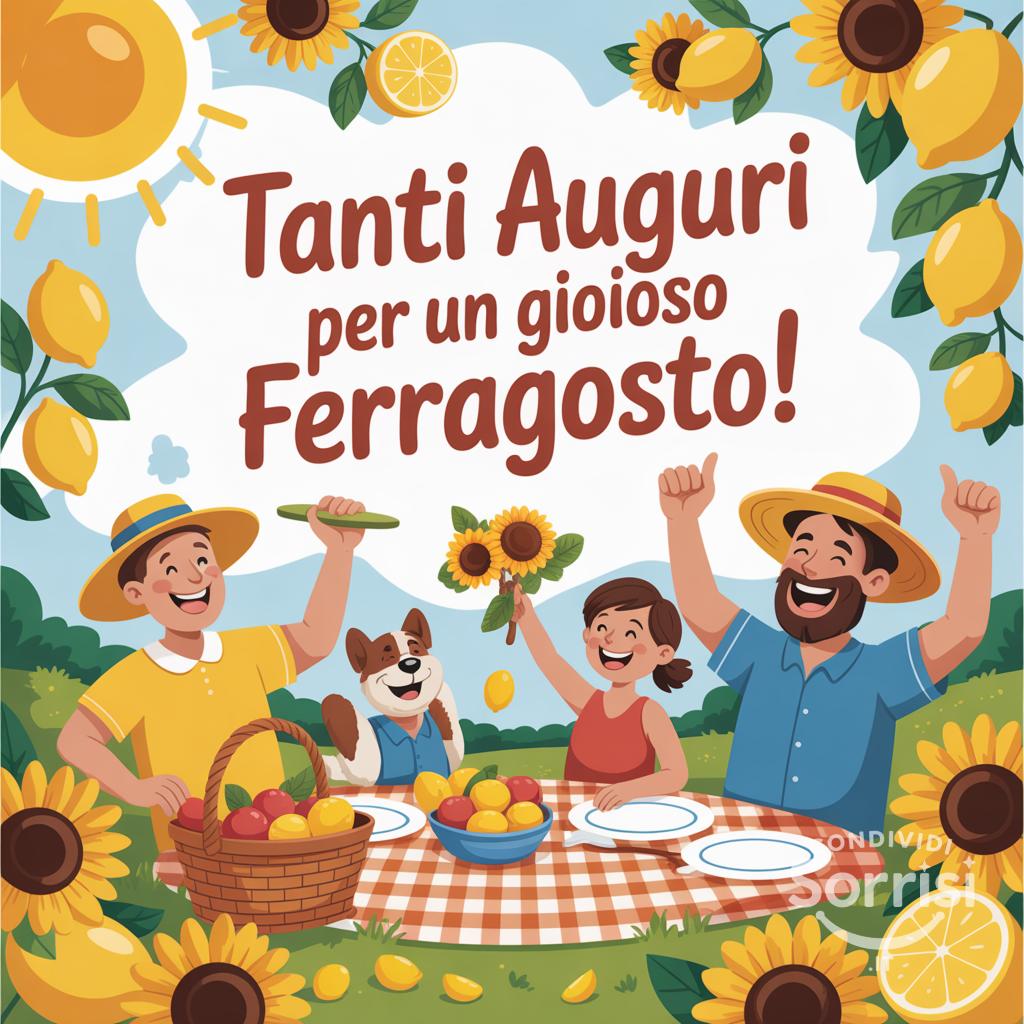 Tanti auguri per un gioioso Ferragosto!