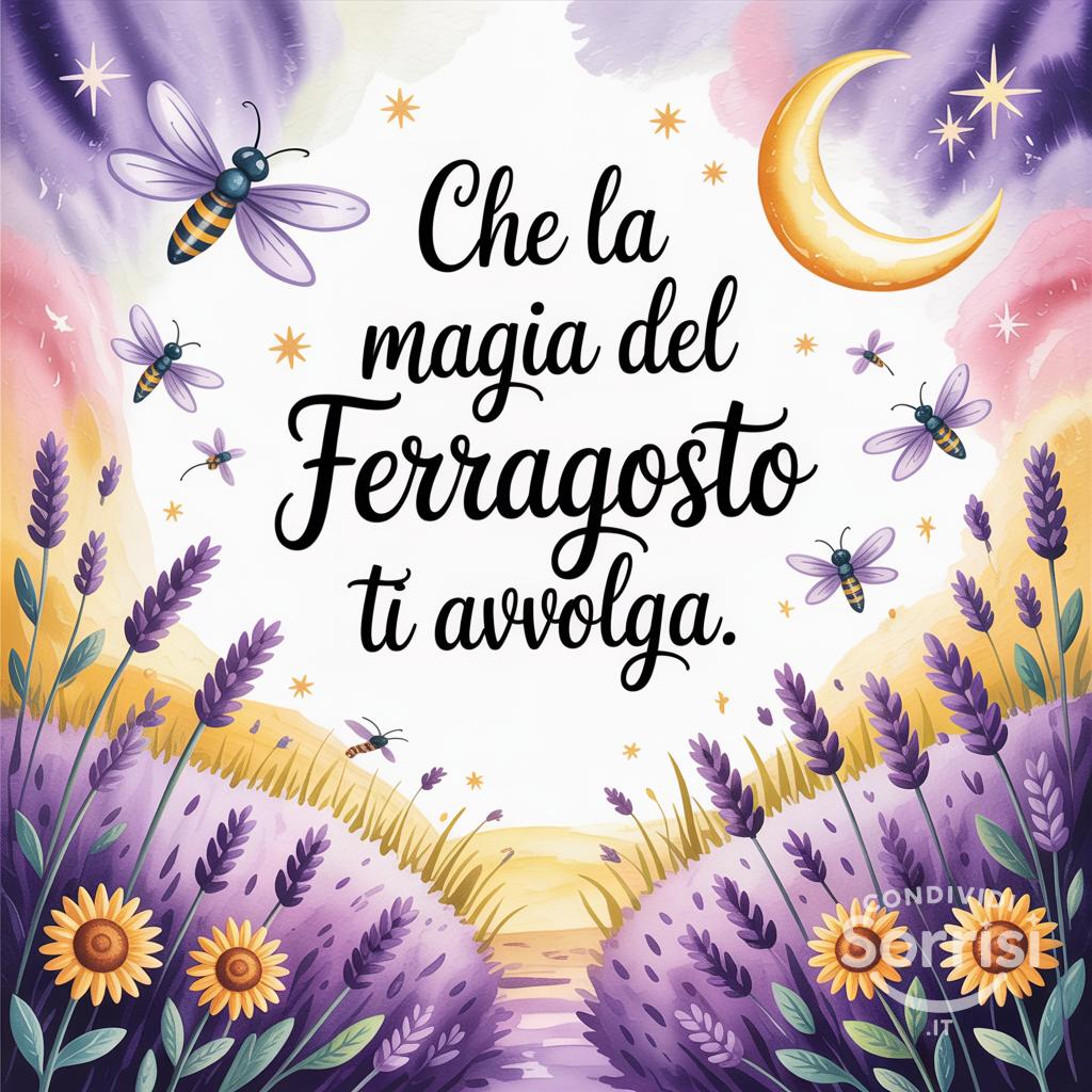 Che la magia del Ferragosto ti avvolga.