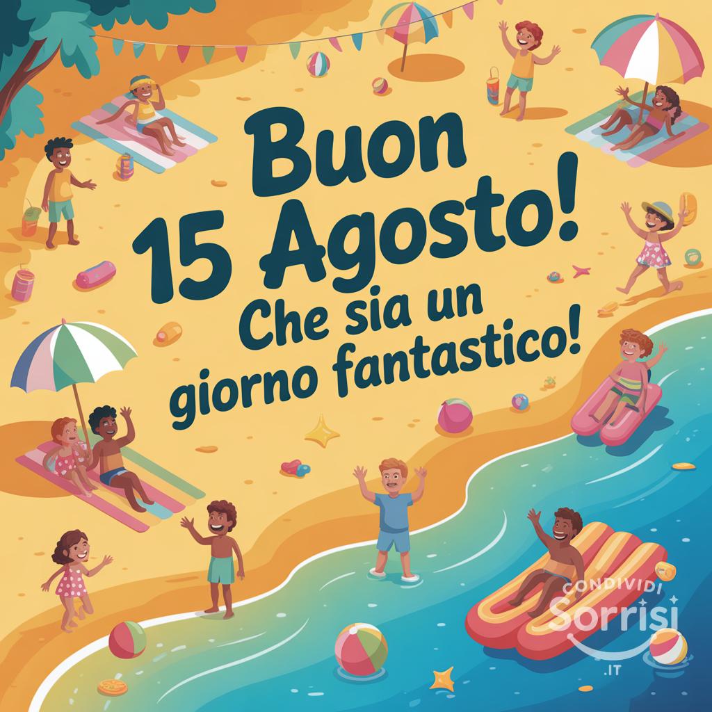 Buon 15 agosto! Che sia un giorno fantastico!