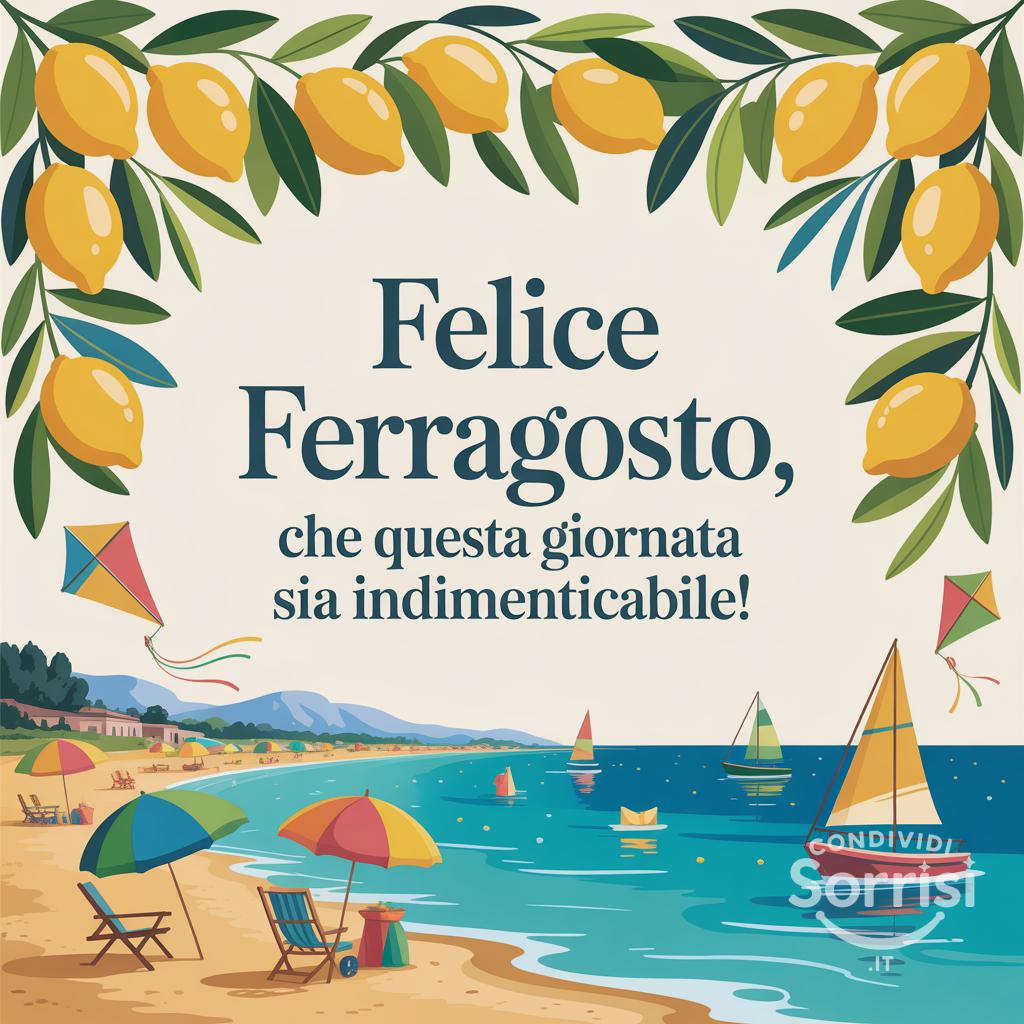 Felice Ferragosto, che questa giornata sia indimenticabile!
