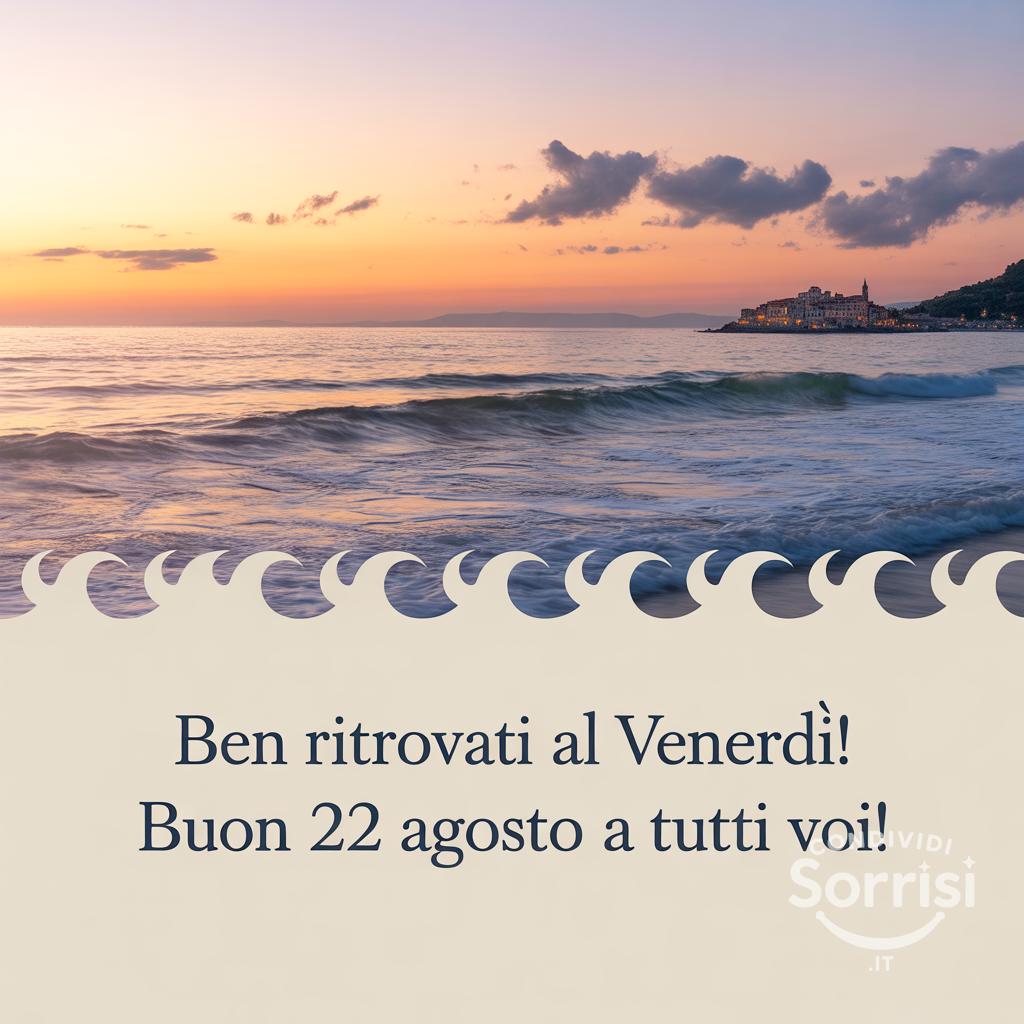 Ben ritrovati al venerdì! Buon 22 agosto  a tutti voi!