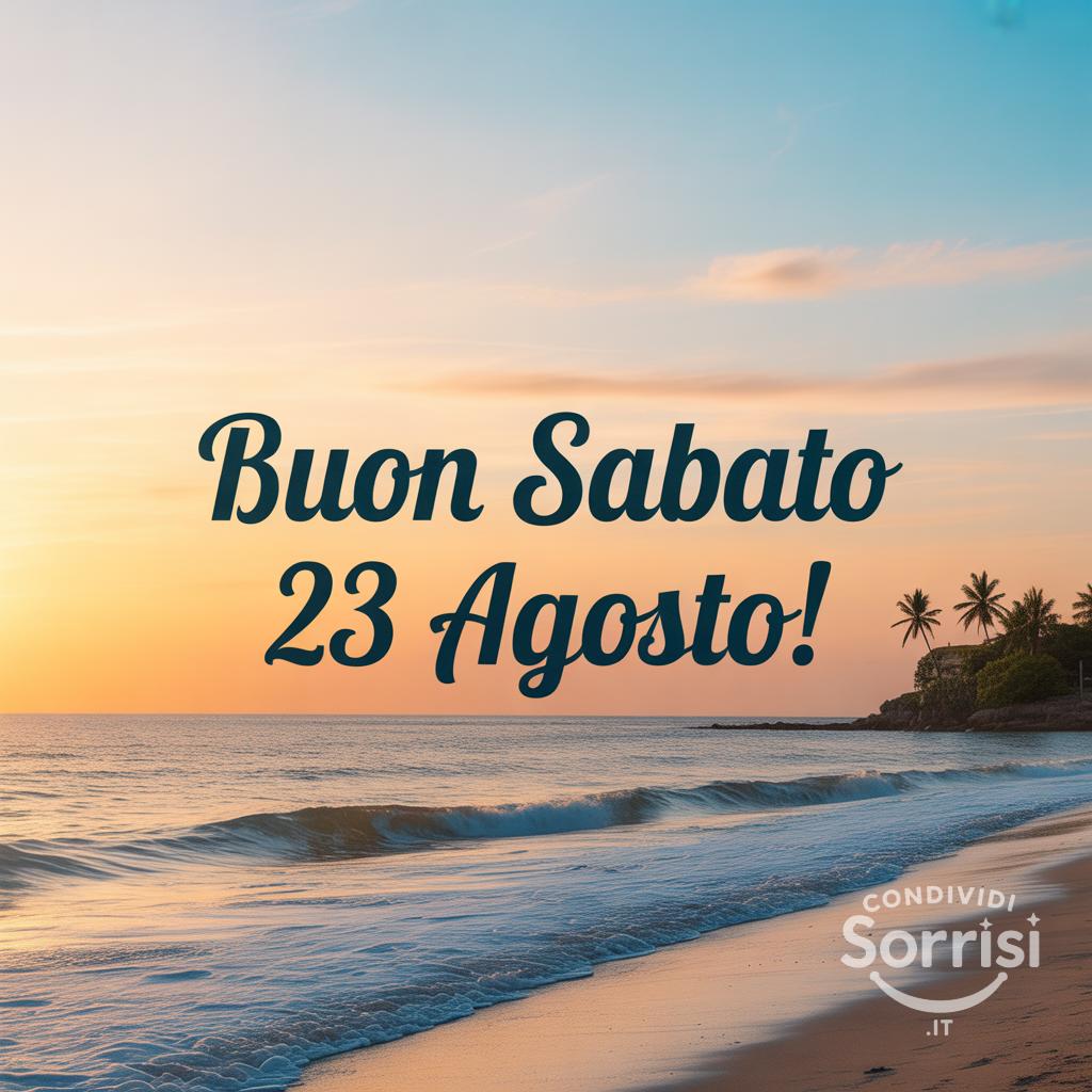 Buon sabato 23 agosto!