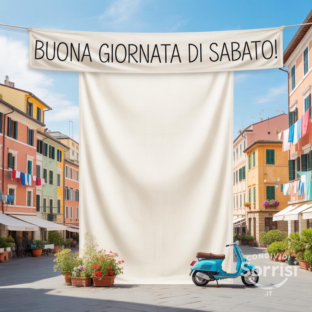 Buona giornata di sabato!