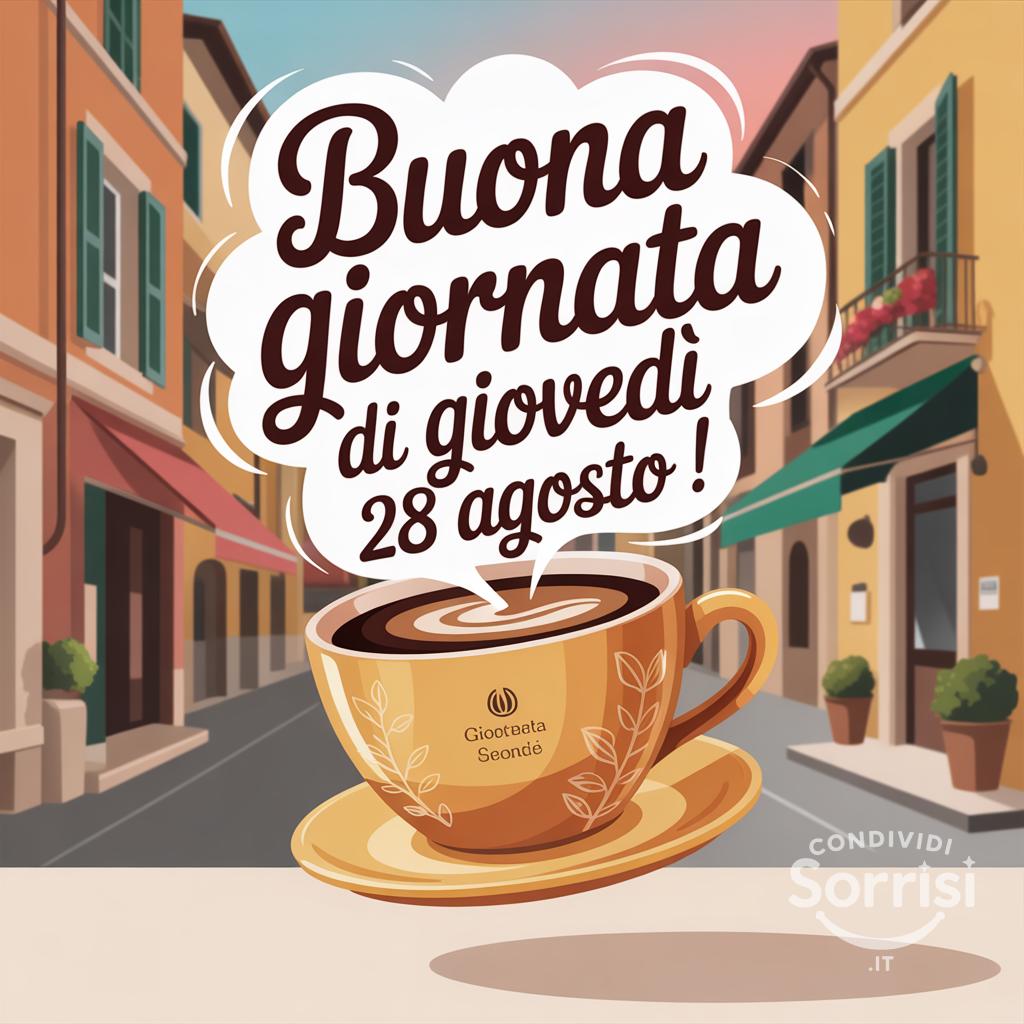 Buona giornata di giovedì 28 agosto !