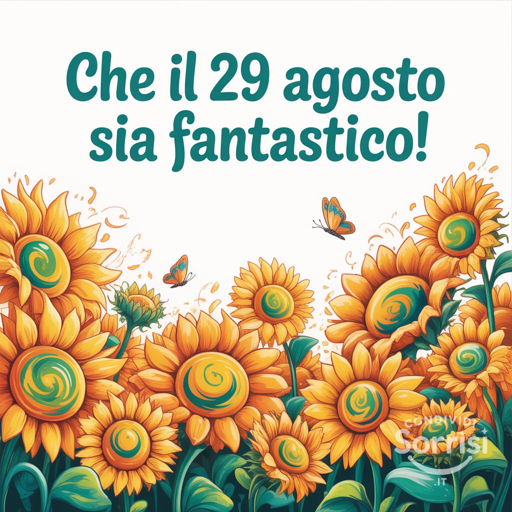 Che il 29 agosto  sia fantastico!