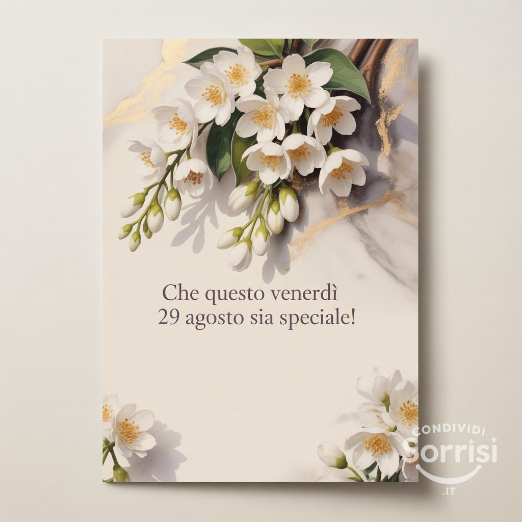 Che questo venerdì 29 agosto  sia speciale!