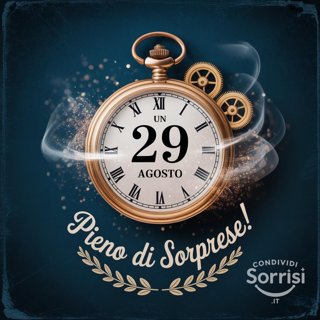 Un 29 agosto  pieno di sorprese!