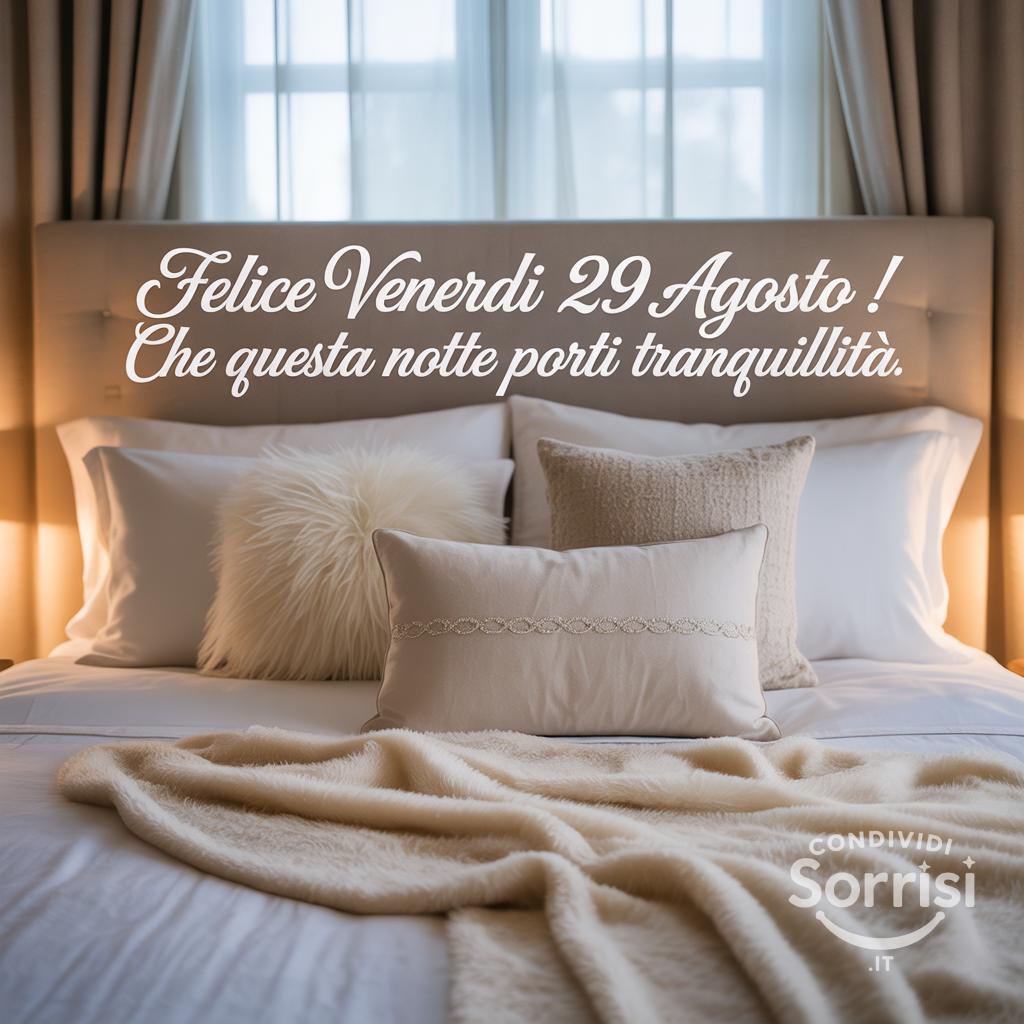 Felice venerdì 29 agosto ! Che questa notte porti tranquillità.