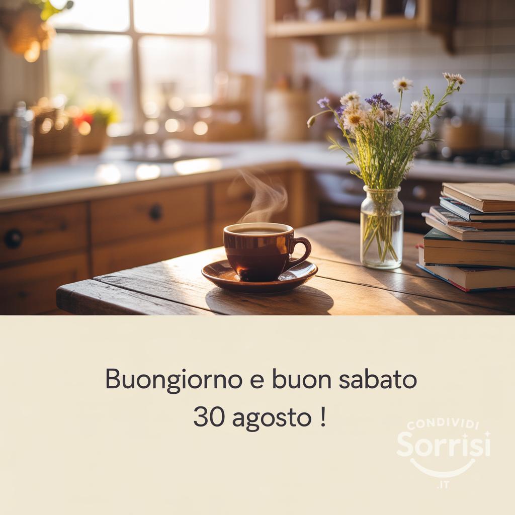 Buongiorno e buon sabato 30 agosto !