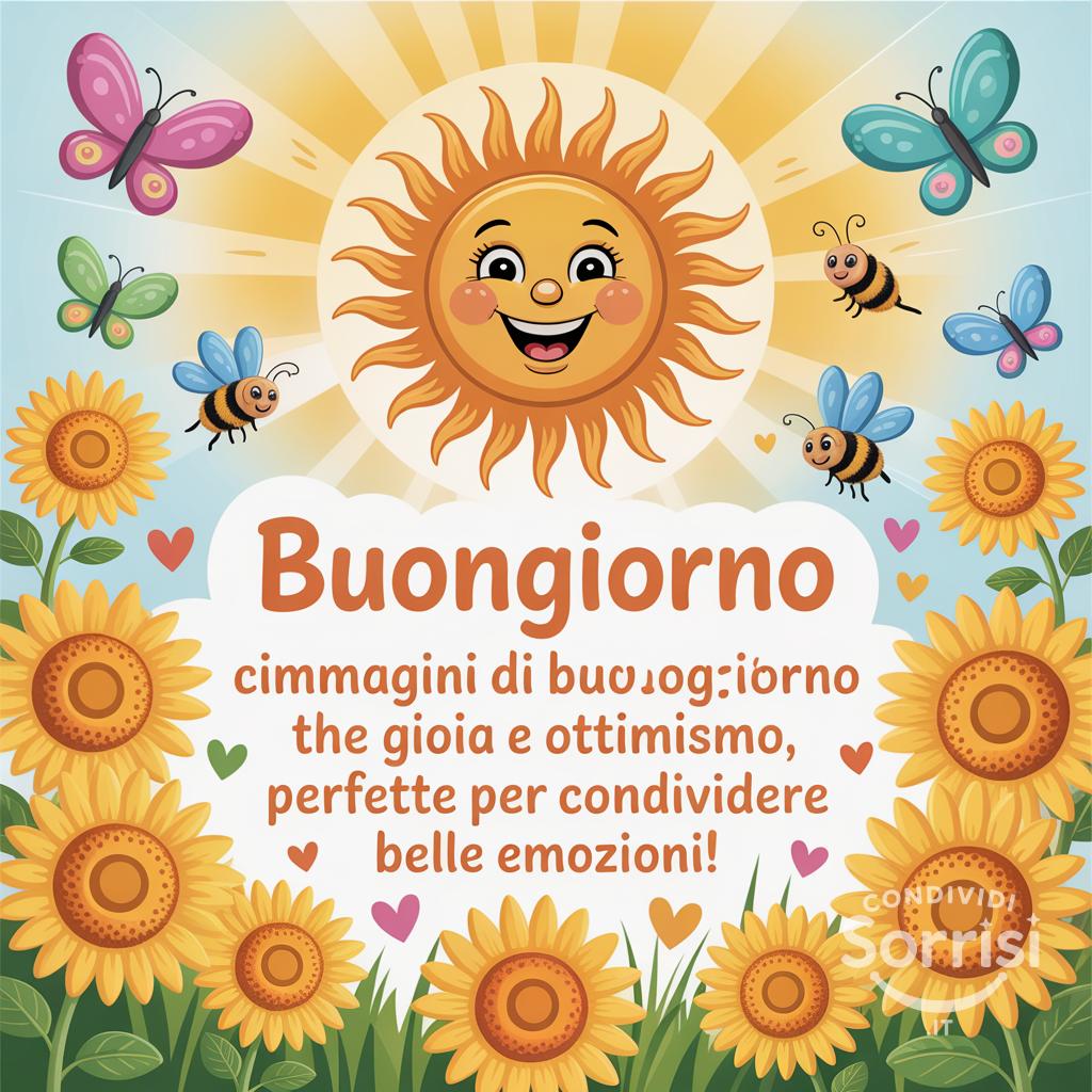 Immagini di buongiorno che diffondono gioia e ottimismo, perfette per condividere belle emozioni!