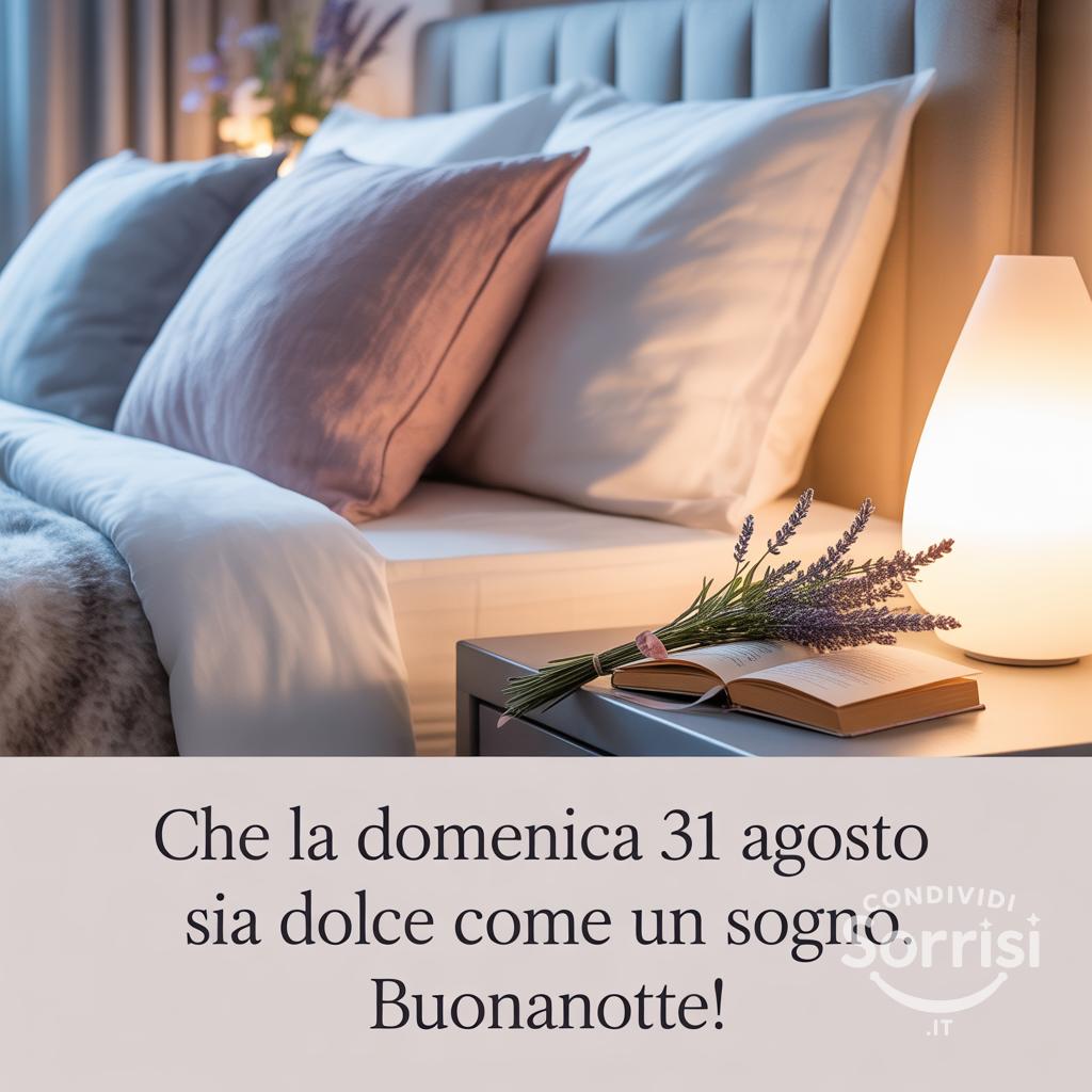 Che la domenica 31 agosto  sia dolce come un sogno. Buonanotte!