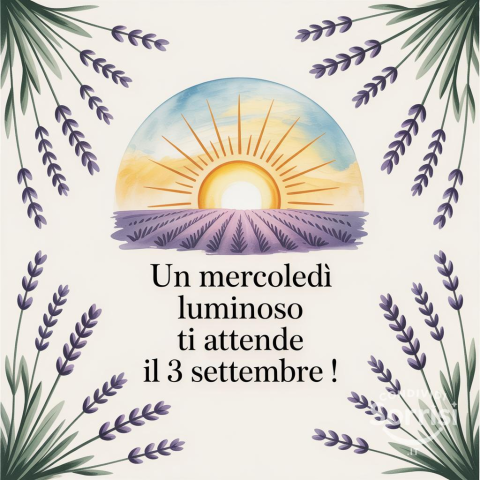 Buongiorno Mercoledì 3 Settembre 2025: Un Nuovo Inizio!