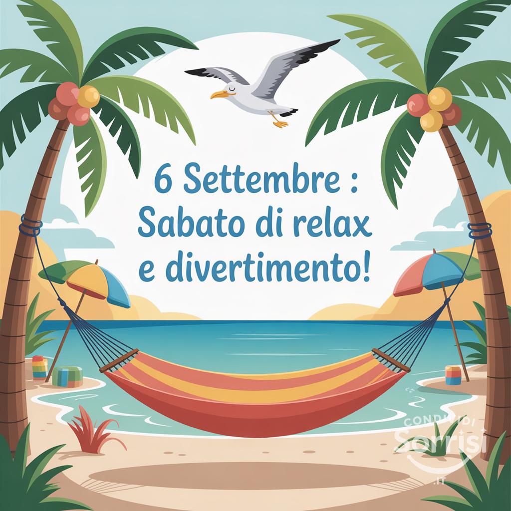 6 settembre : Sabato di relax e divertimento!