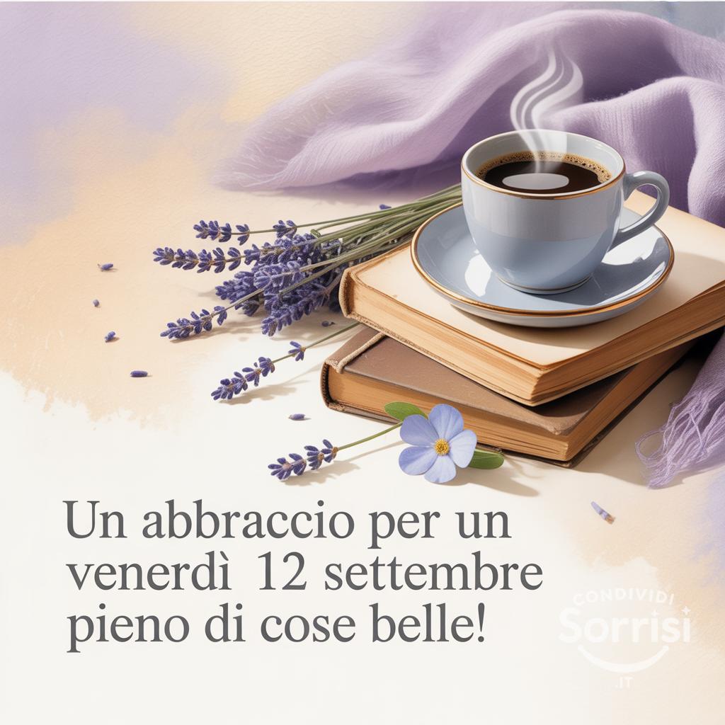 Un abbraccio per un venerdì 12 settembre  pieno di cose belle!