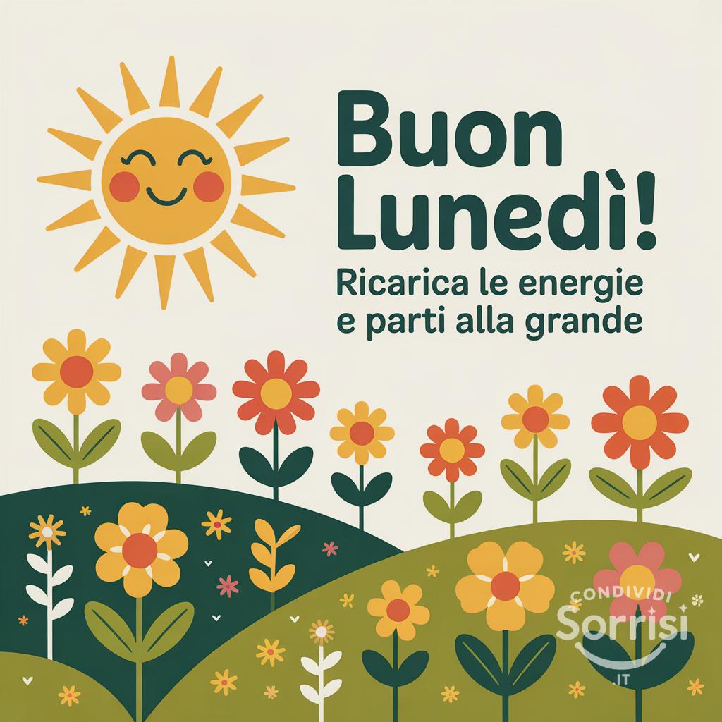 Buon lunedì! Ricarica le energie e parti alla grande