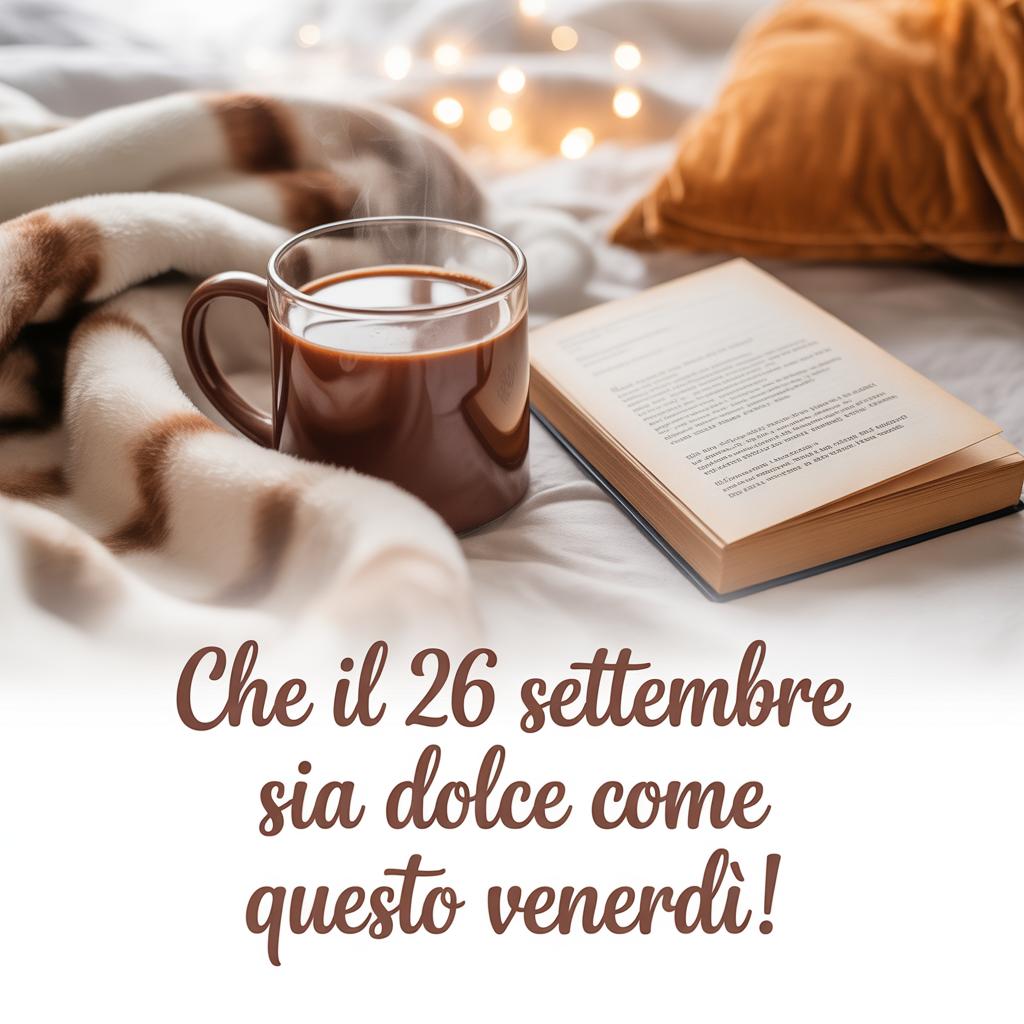 Che il 26 settembre  sia dolce come questo venerdì!