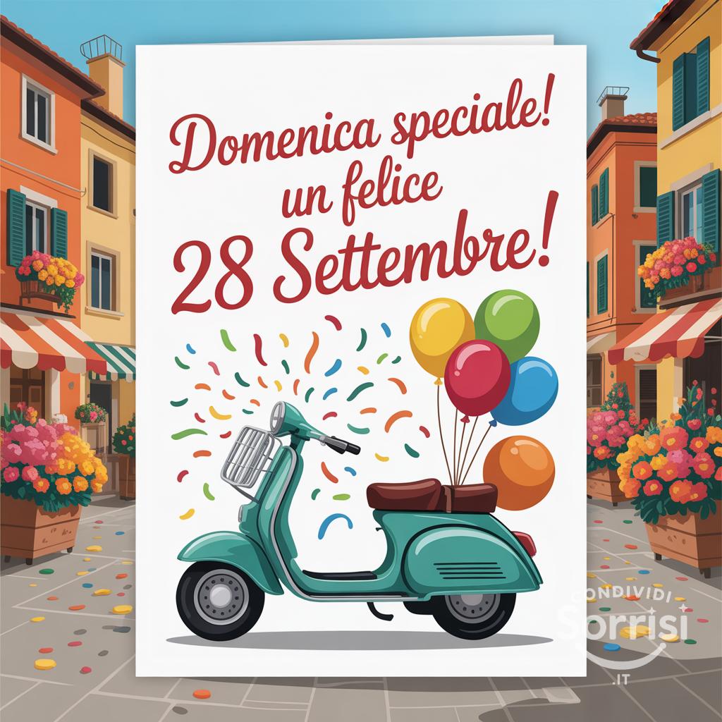 Domenica speciale! Un felice 28 settembre !