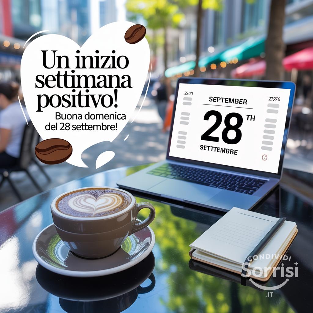 Un inizio settimana positivo! Buona domenica del 28 settembre !