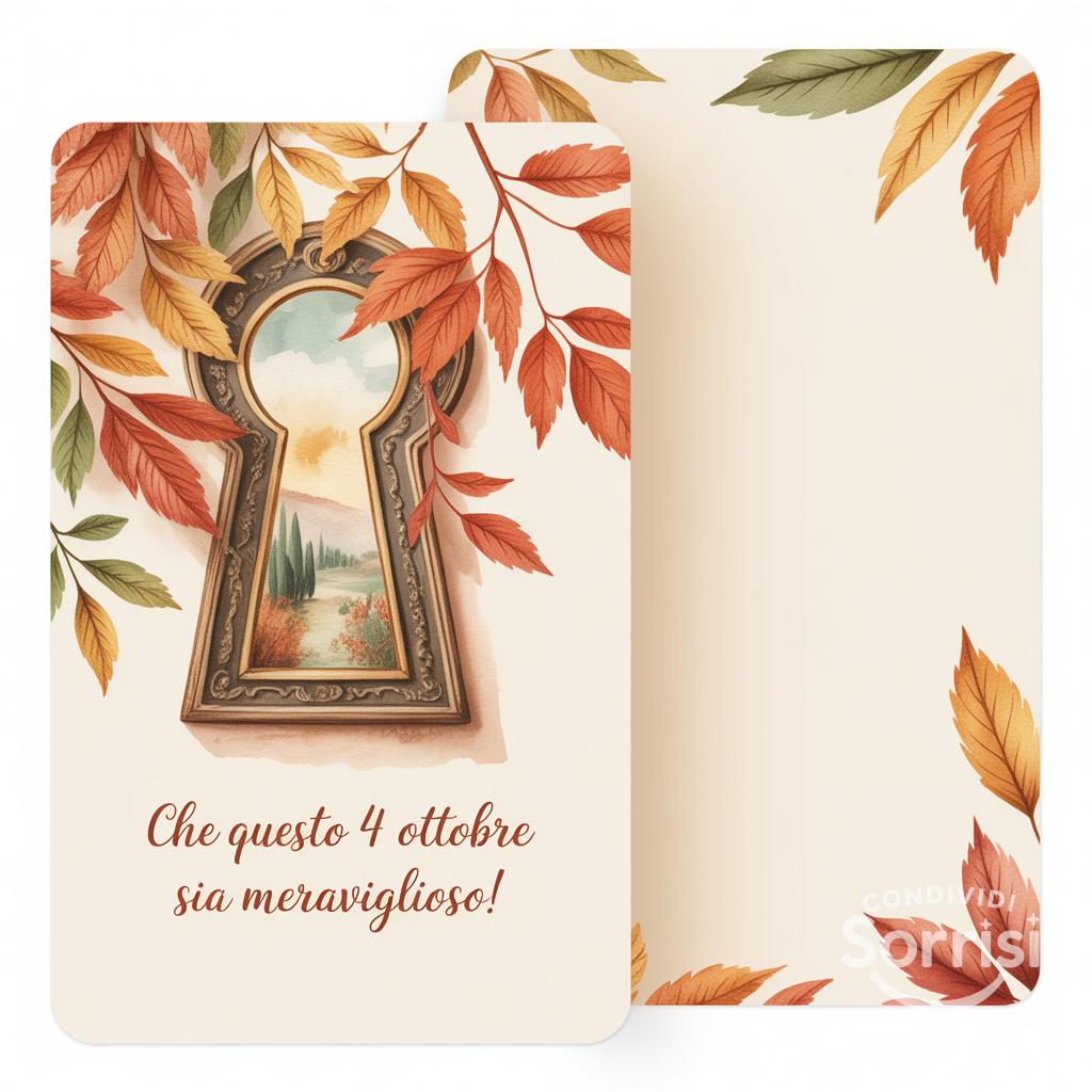 Che questo 4 ottobre  sia meraviglioso!