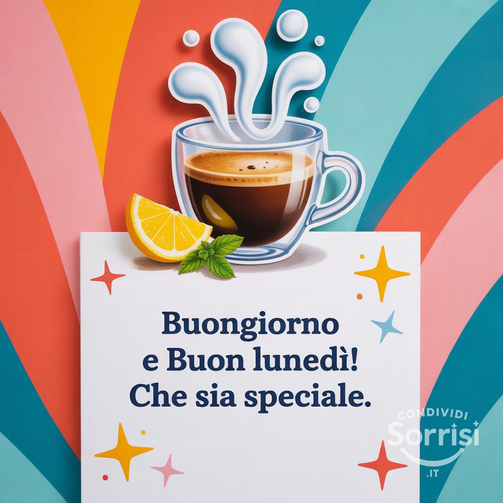 Buongiorno e buon lunedì! Che sia speciale.