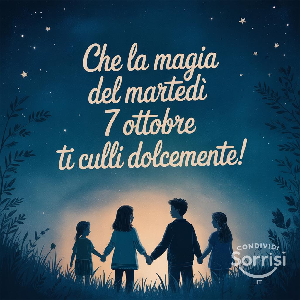 Che la magia del martedì 7 ottobre  ti culli dolcemente!