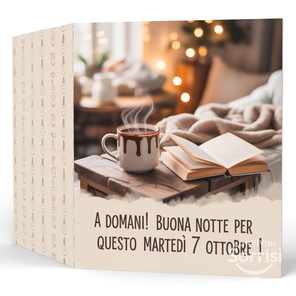 A domani! Buona notte per questo martedì 7 ottobre !
