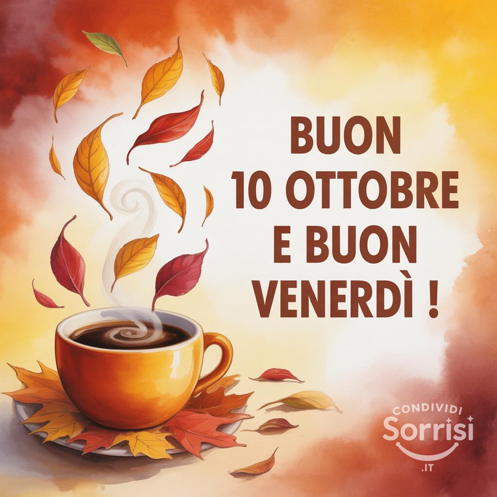 Buon 10 ottobre e buon venerdì !