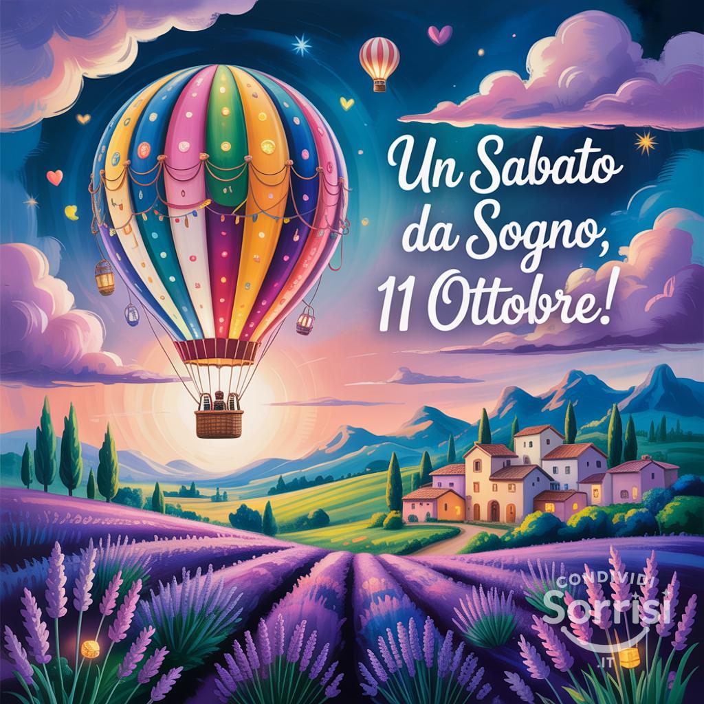 Un sabato da sogno, 11 ottobre !