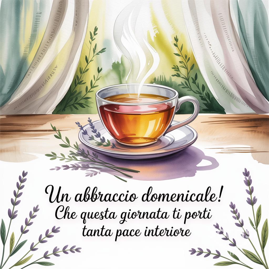 Un abbraccio domenicale! Che questa giornata ti porti tanta pace interiore