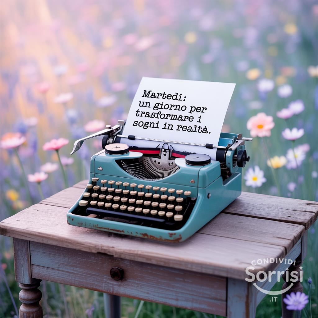 Martedì: un giorno per trasformare i sogni in realtà