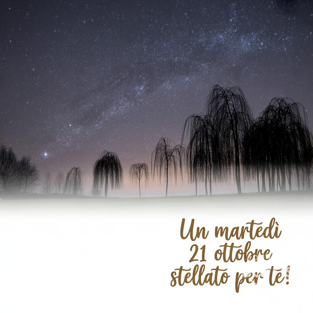 Un martedì 21 ottobre  stellato per te!