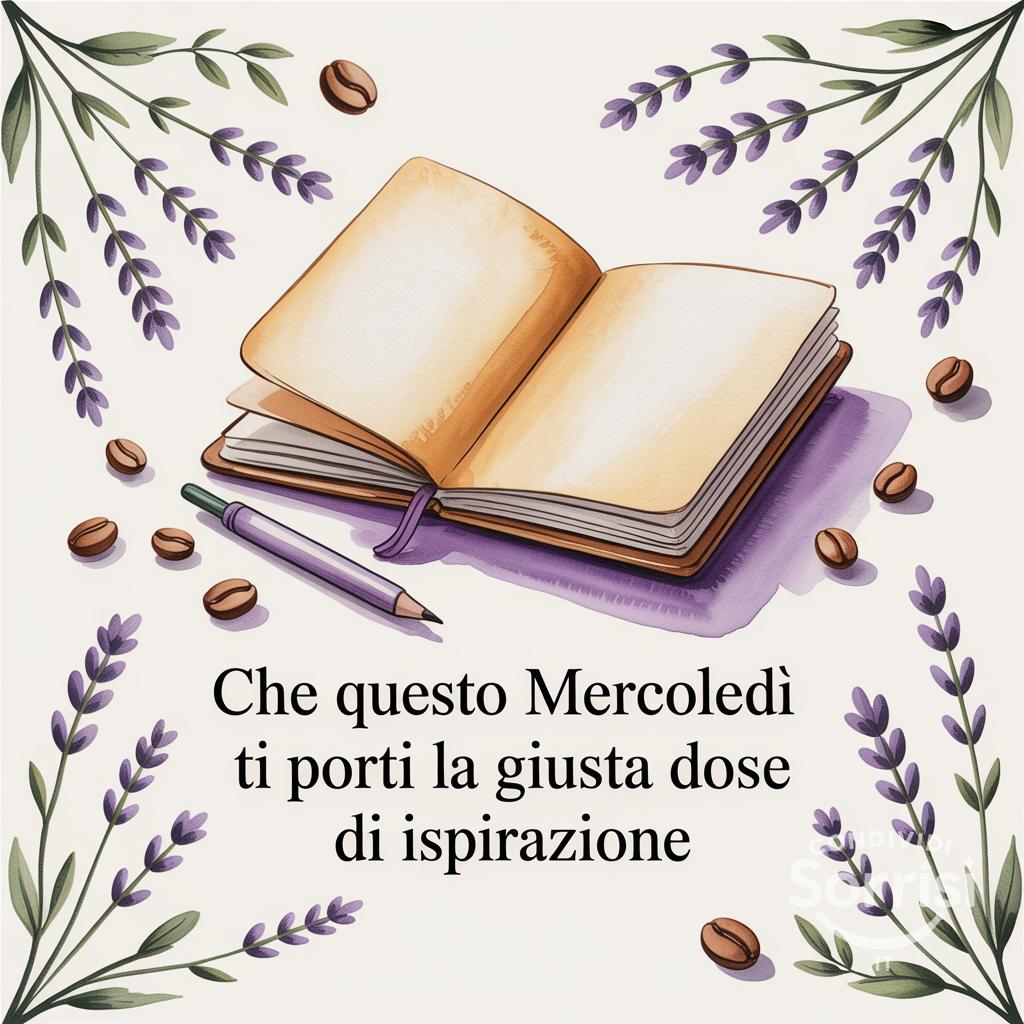 Che questo mercoledì ti porti la giusta dose di ispirazione