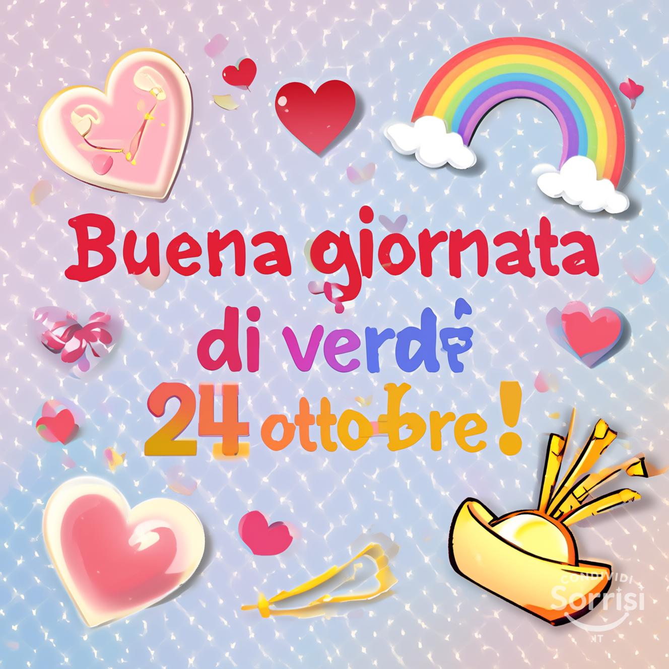 Buona giornata di venerdì 24 ottobre !
