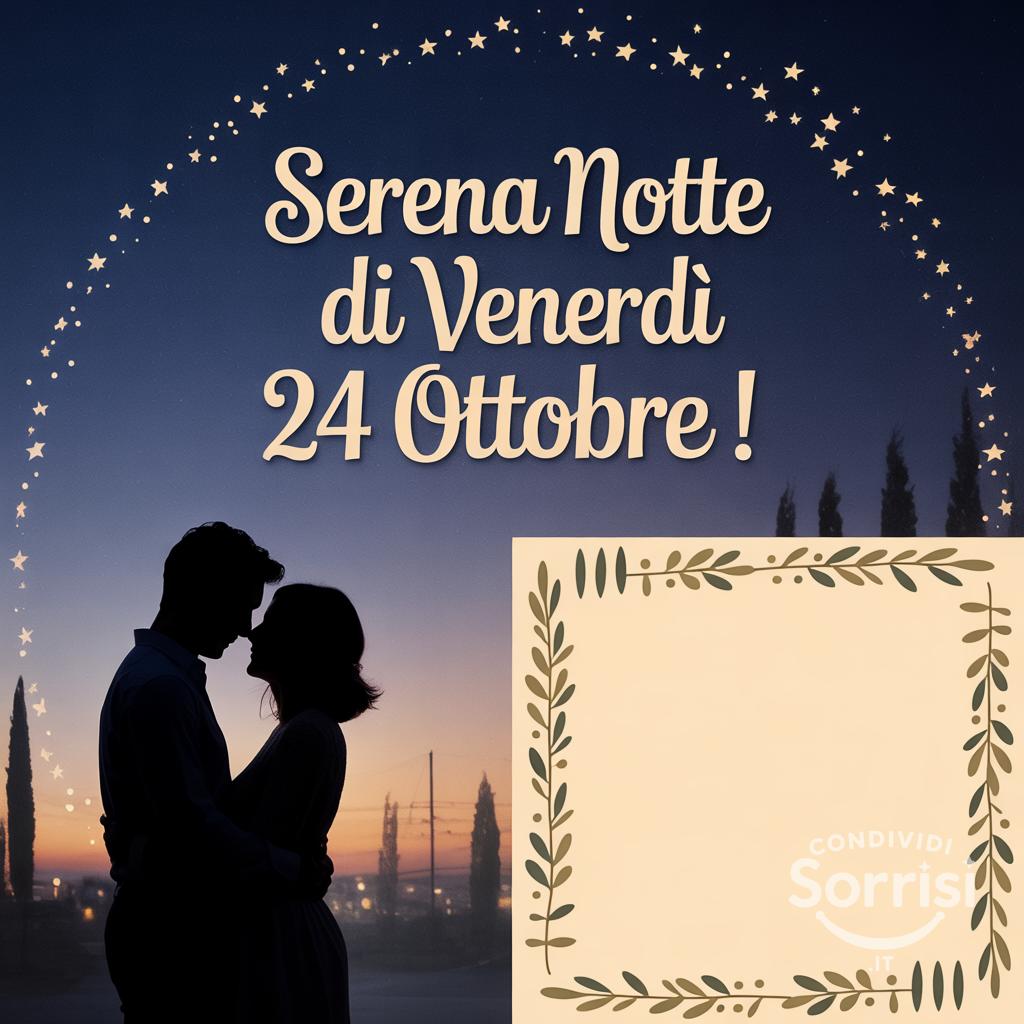 Serena notte di venerdì 24 ottobre !
