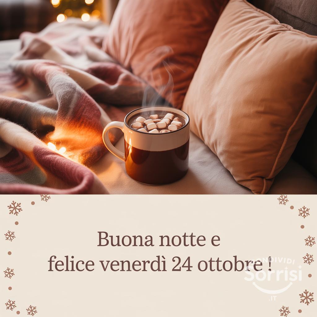 Buona notte e felice venerdì 24 ottobre !