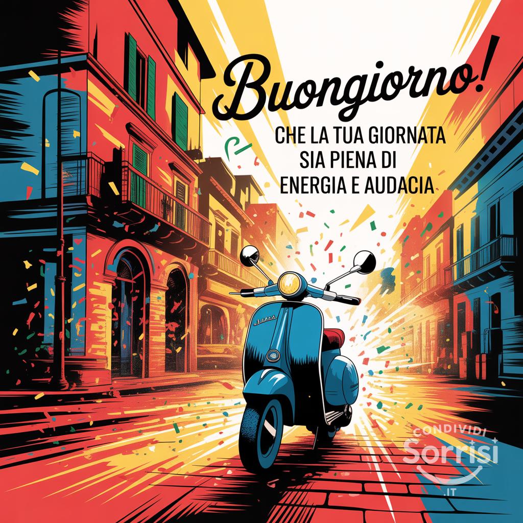 Buongiorno! Che la tua giornata sia piena di energia e audacia