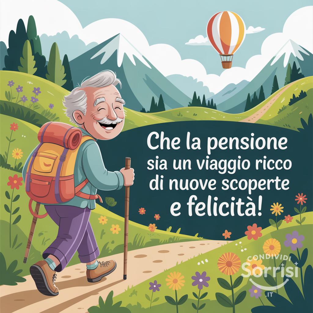 Che la pensione sia un viaggio ricco di nuove scoperte e felicità!