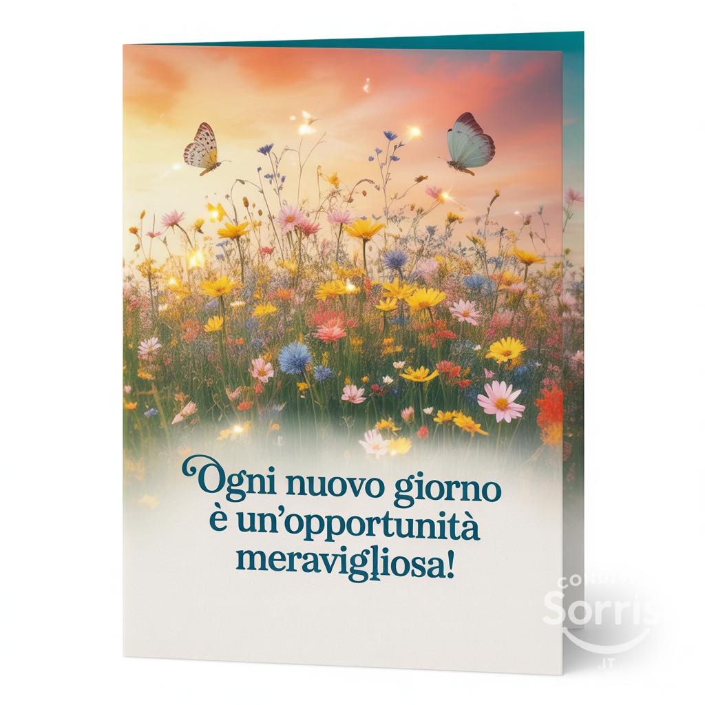 Ogni nuovo giorno è un'opportunità meravigliosa!
