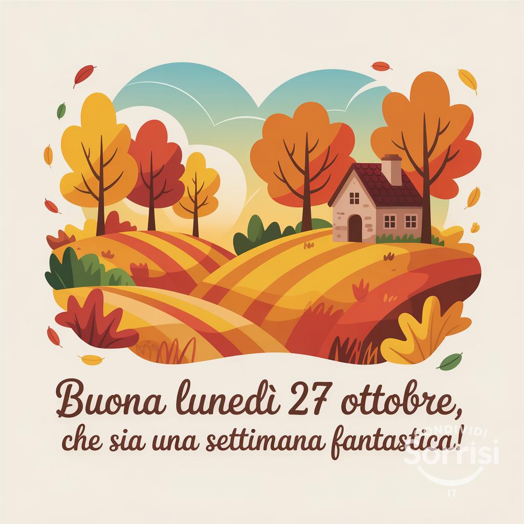 Buona lunedì 27 ottobre, che sia una settimana fantastica!