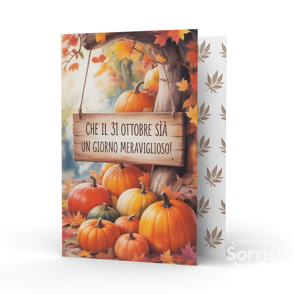 Che il 31 ottobre  sia un giorno meraviglioso!