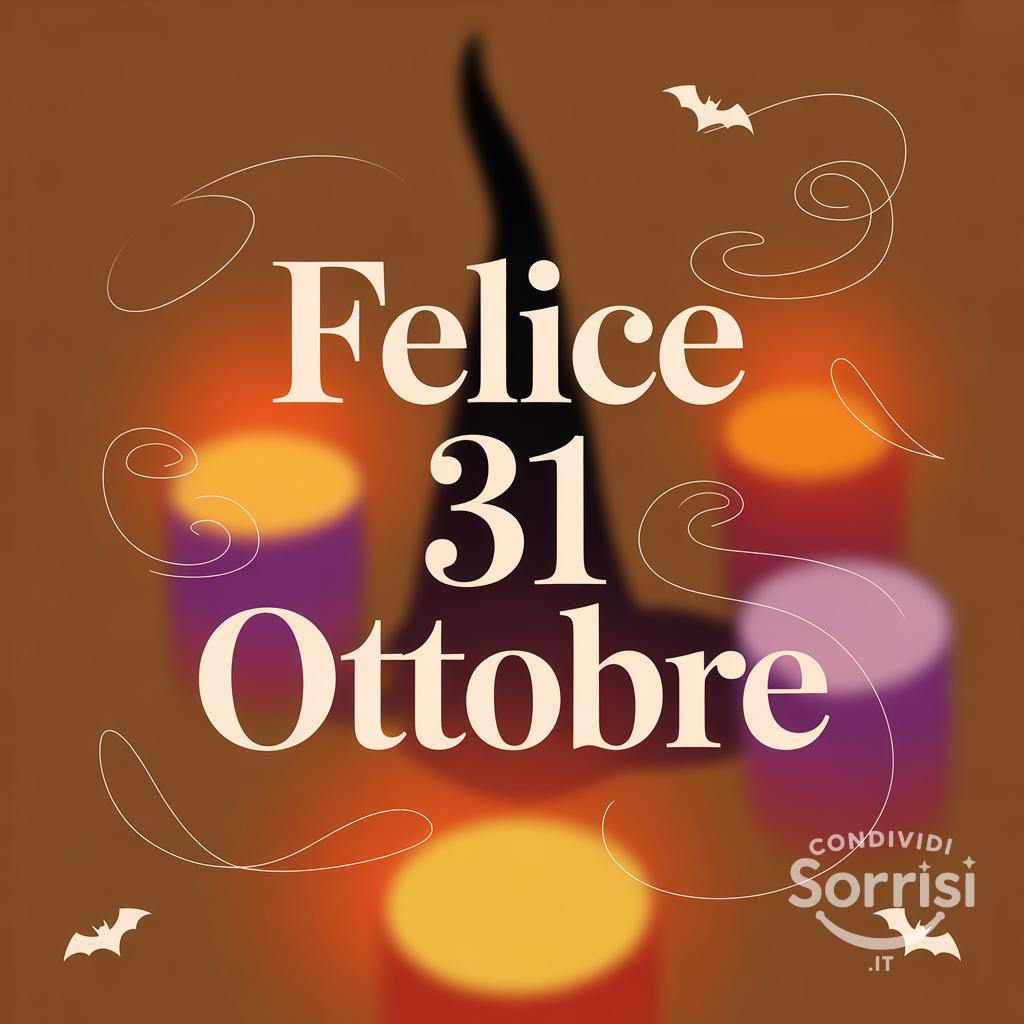 Felice 31 ottobre : che sia speciale!