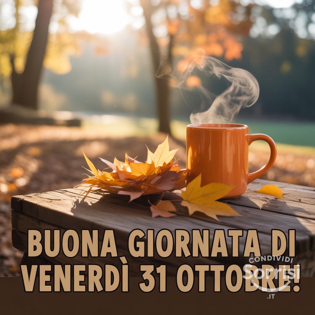 Buona giornata di venerdì 31 ottobre!